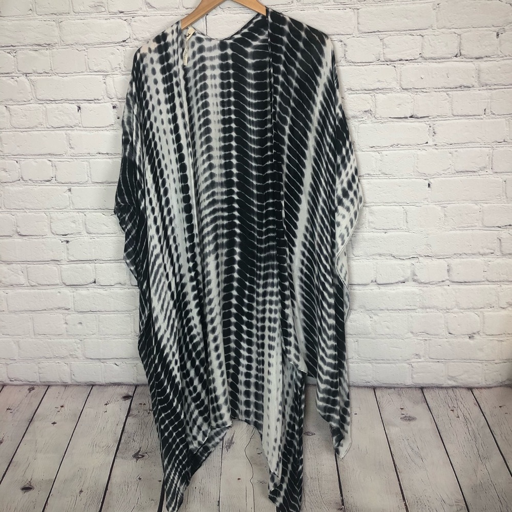 Michael Stars Swim Coverup Wrap Tie Dyed One Size - Picture 3 of 11